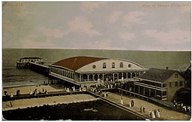 Screenshot 2025-04-04 115820 Built in 1907 for entertainment, The Pavillion contained a dance pavilion, a skating rink, a pool room, bowling alleys, and refreshment booths.