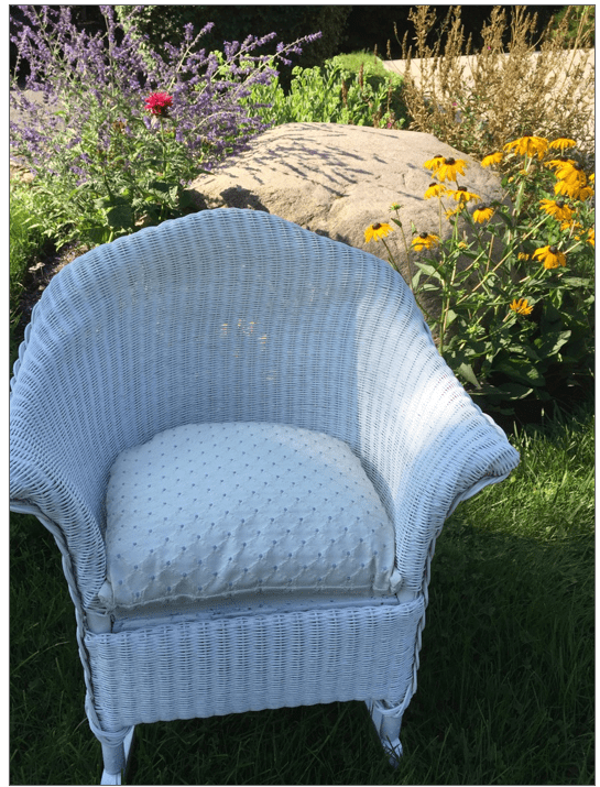 Screenshot 2025-04-04 134215 Edith May’s wicker rocking chair
Refurbished for continued enjoyment for years to come.