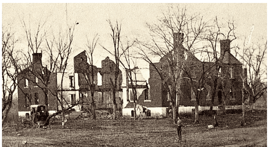Screenshot 2025-04-04 163944 Henry Knoll’s unit helped defend the Chancellorsville Inn where General Burnside kept
his headquarters. It was destroyed by Rebel cannon fire and has since been torn down
and replaced with a new structure.
