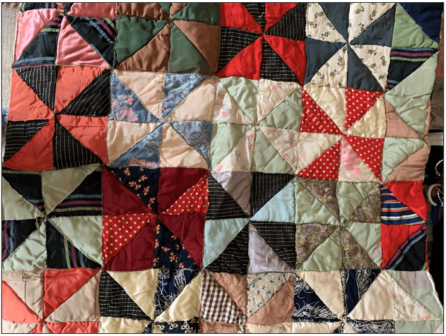 Screenshot 2025-04-04 183555 The final quilt made by Edith Stella.