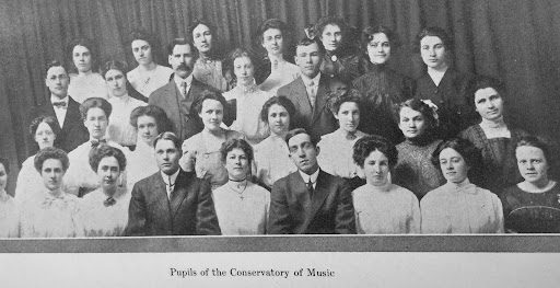 Conservatory (Edith second row, far right)
